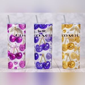 Cherry Design Tumblers.